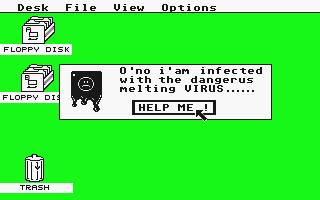Virus atari screenshot